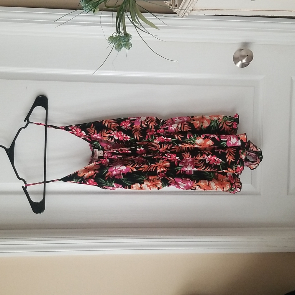 Tropical Hawaiian romper
